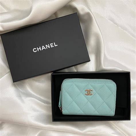 chanel tiffany blue wallet|Small leather goods — Fashion .